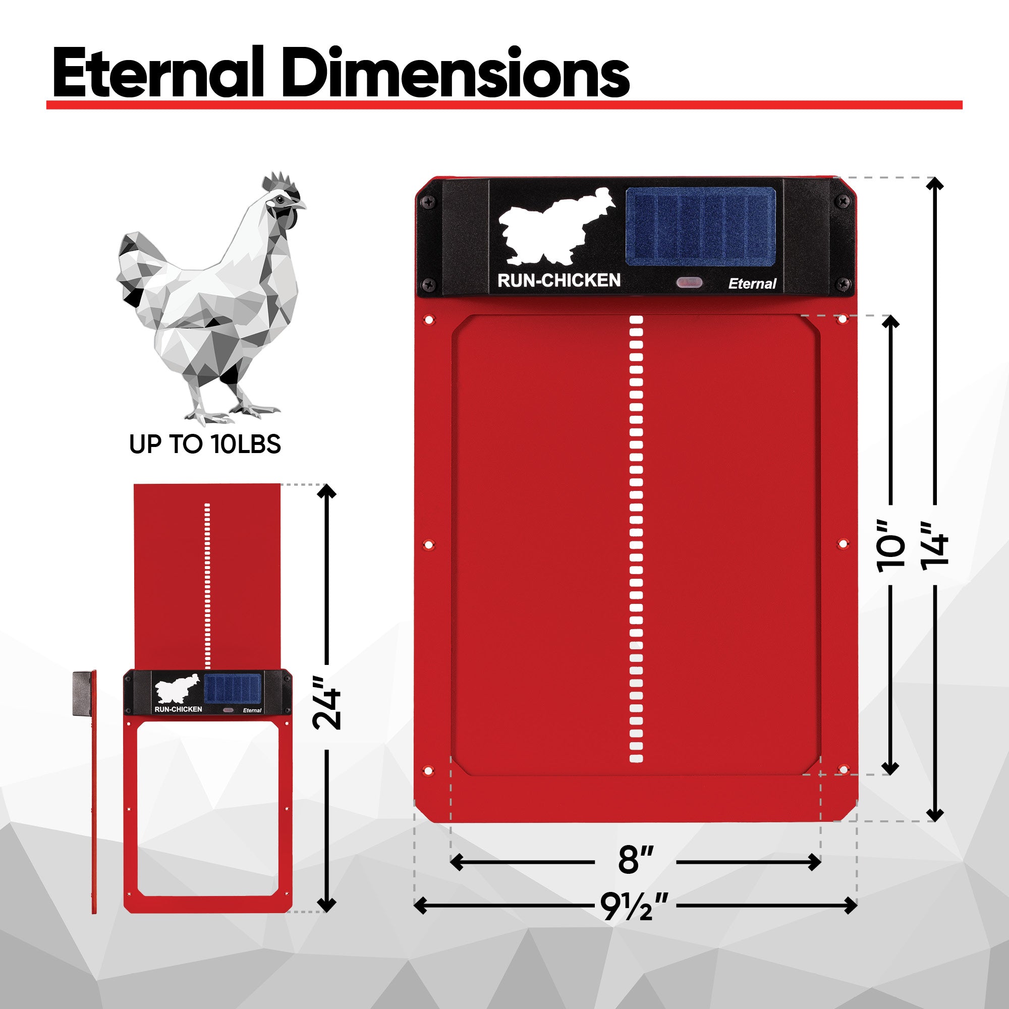 Run-Chicken Eternal Automatic Coop Door