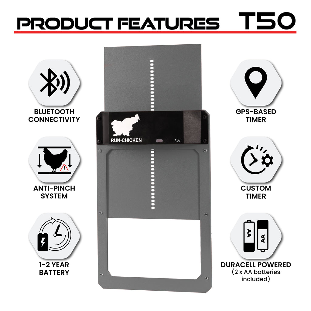 Run-Chicken T50 Automatic Coop Door
