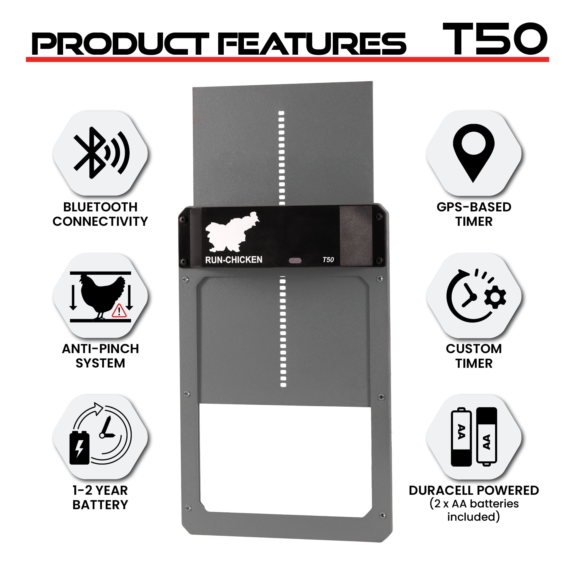 Run-Chicken T50 Automatic Coop Door