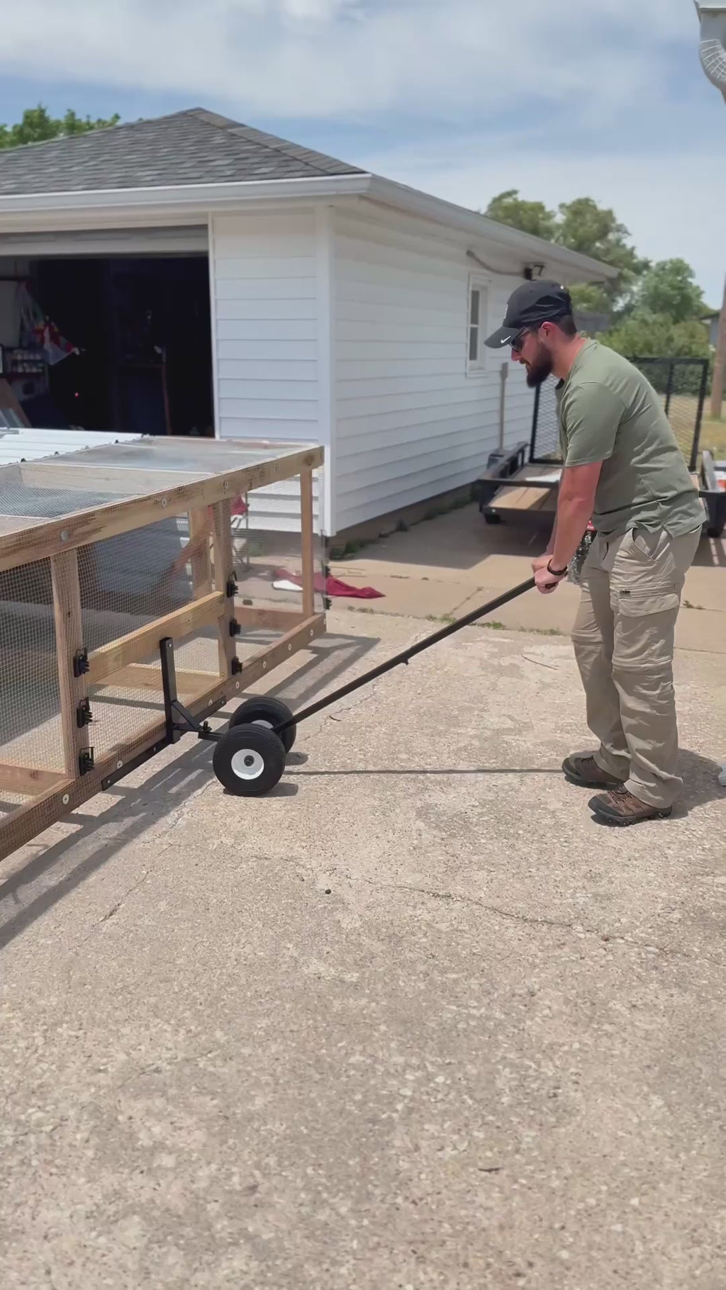 Chicken Tractor Wheel Kit