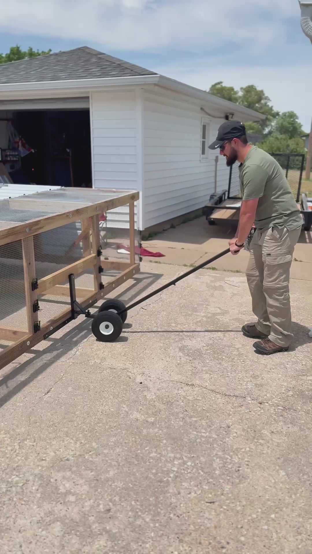 Chicken Tractor Wheel Kit