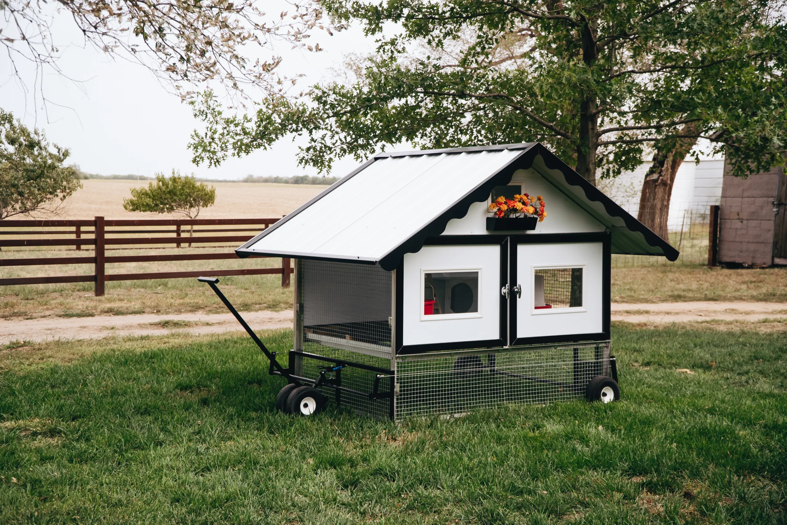The Chalet: A Chicken Coop Kit on Wheels