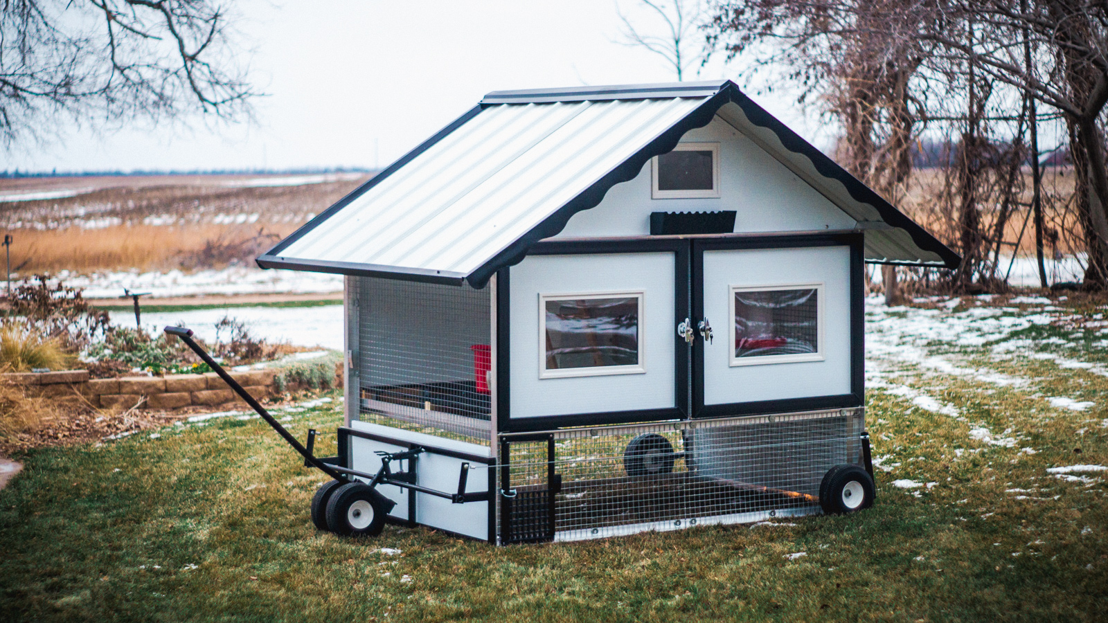 The Chalet: A Chicken Coop Kit on Wheels
